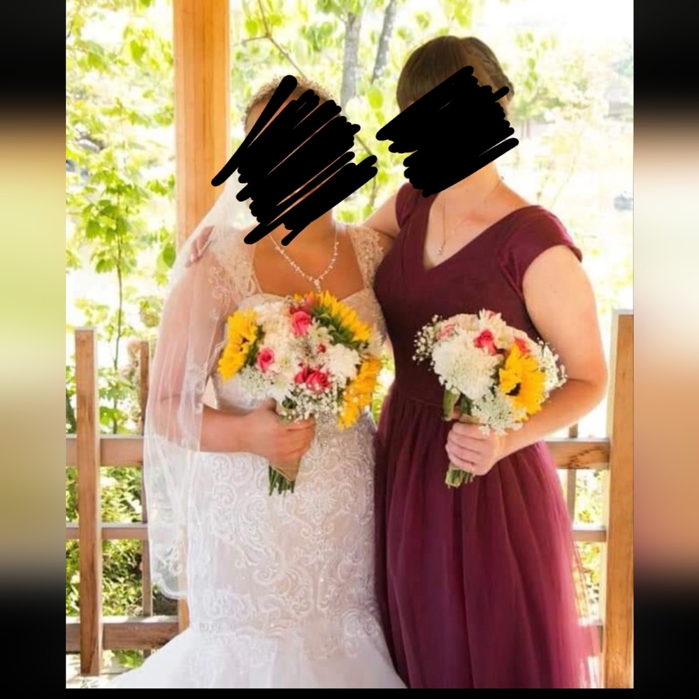 David's bridal bridesmaid dress